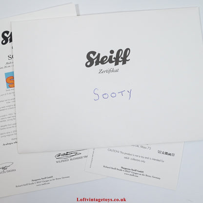 Steiff Sooty 60th Anniversary Teddy Bear - 664137, LE Production