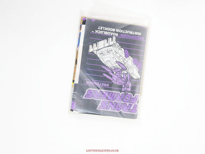 Hasbro 1988 Transformers Ultra Pretenders Roadblock- Sealed inside