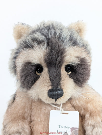Charlie Bears Treetop Racoon,  Isabelle Collection - SJ 5380