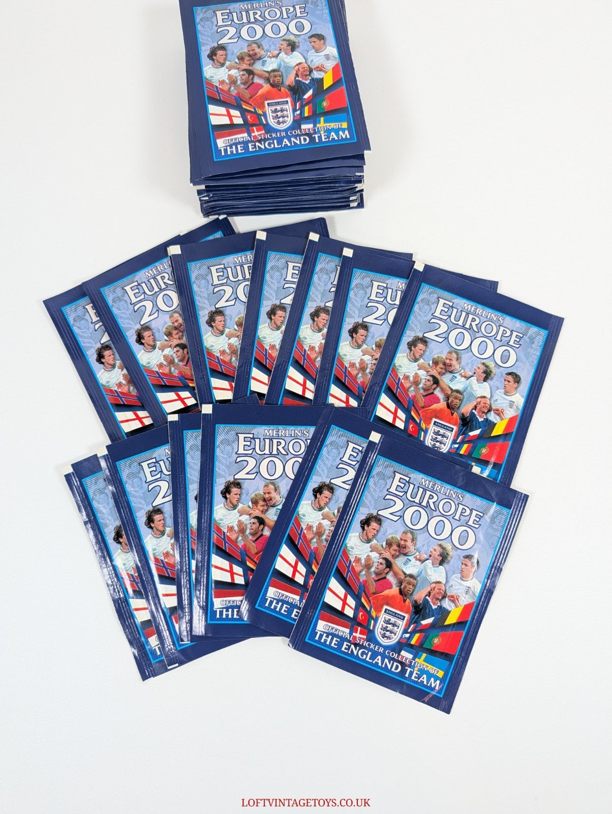 Merlin's Europe 2000 Sealed Sticker Packs * 50 packs