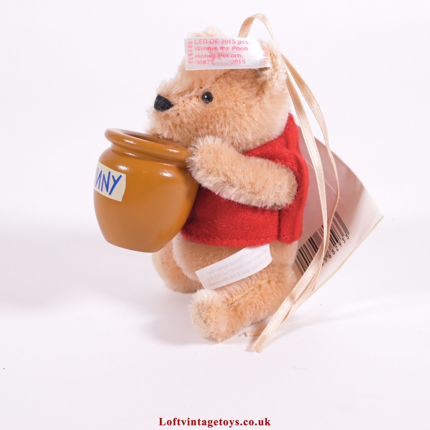 Steiff Winnie The Pooh With Honey Pot Ornament - 682933