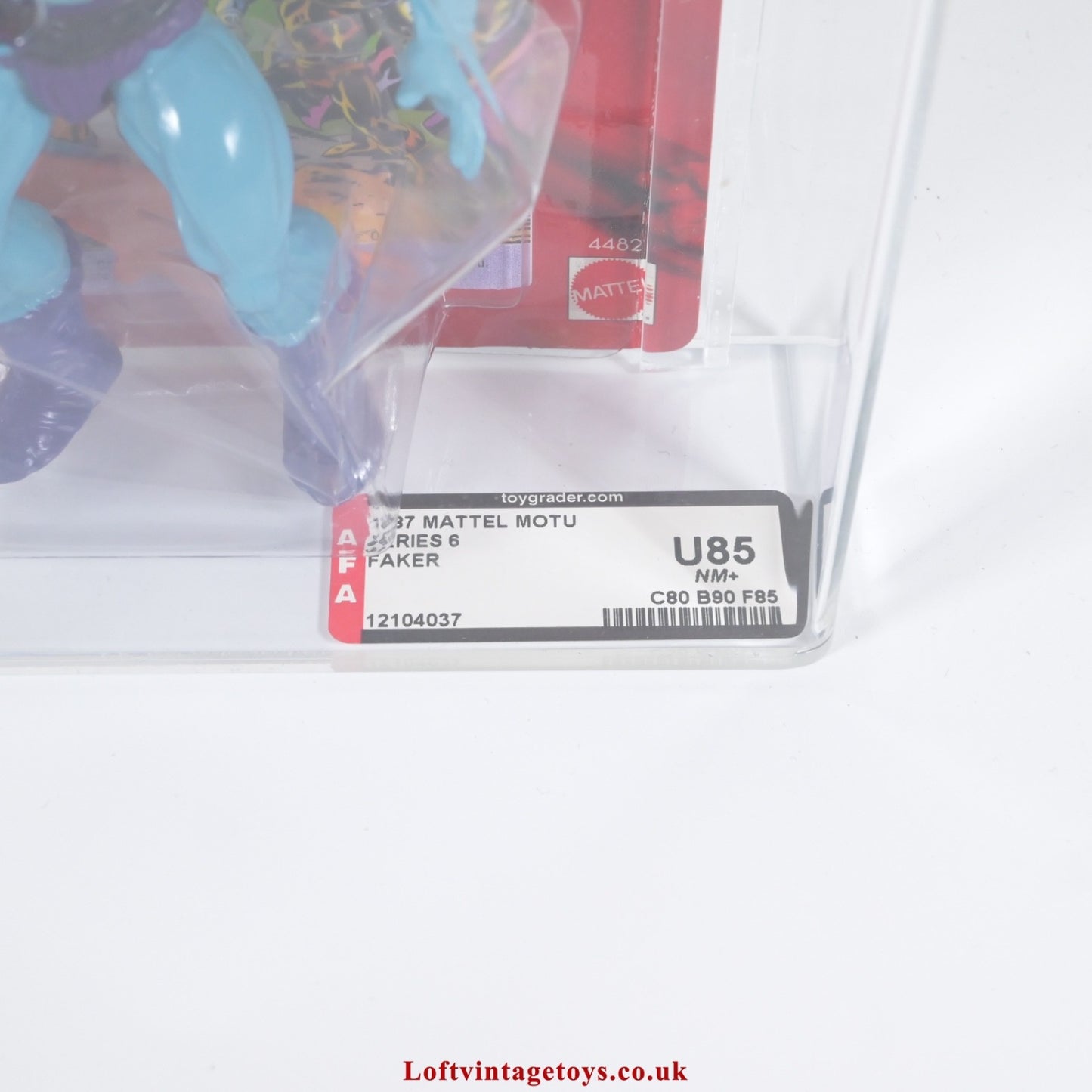 Mattel Masters of the Universe Faker,  Series 6 , AFA 85 UNCIRCULATED