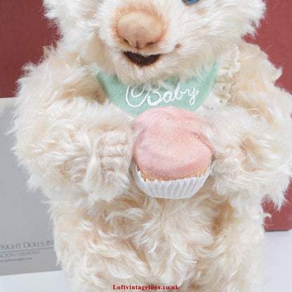 R John Wright Cupcake From The Teddy Bear Bake Shoppe Collection, Ltd Ed of 300