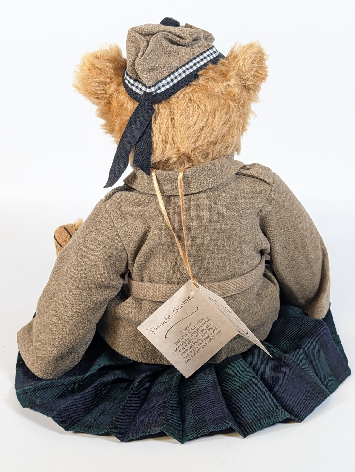 Mister Private Scottie Bear,  by Jennie Sharman Cox, Ltd Edition