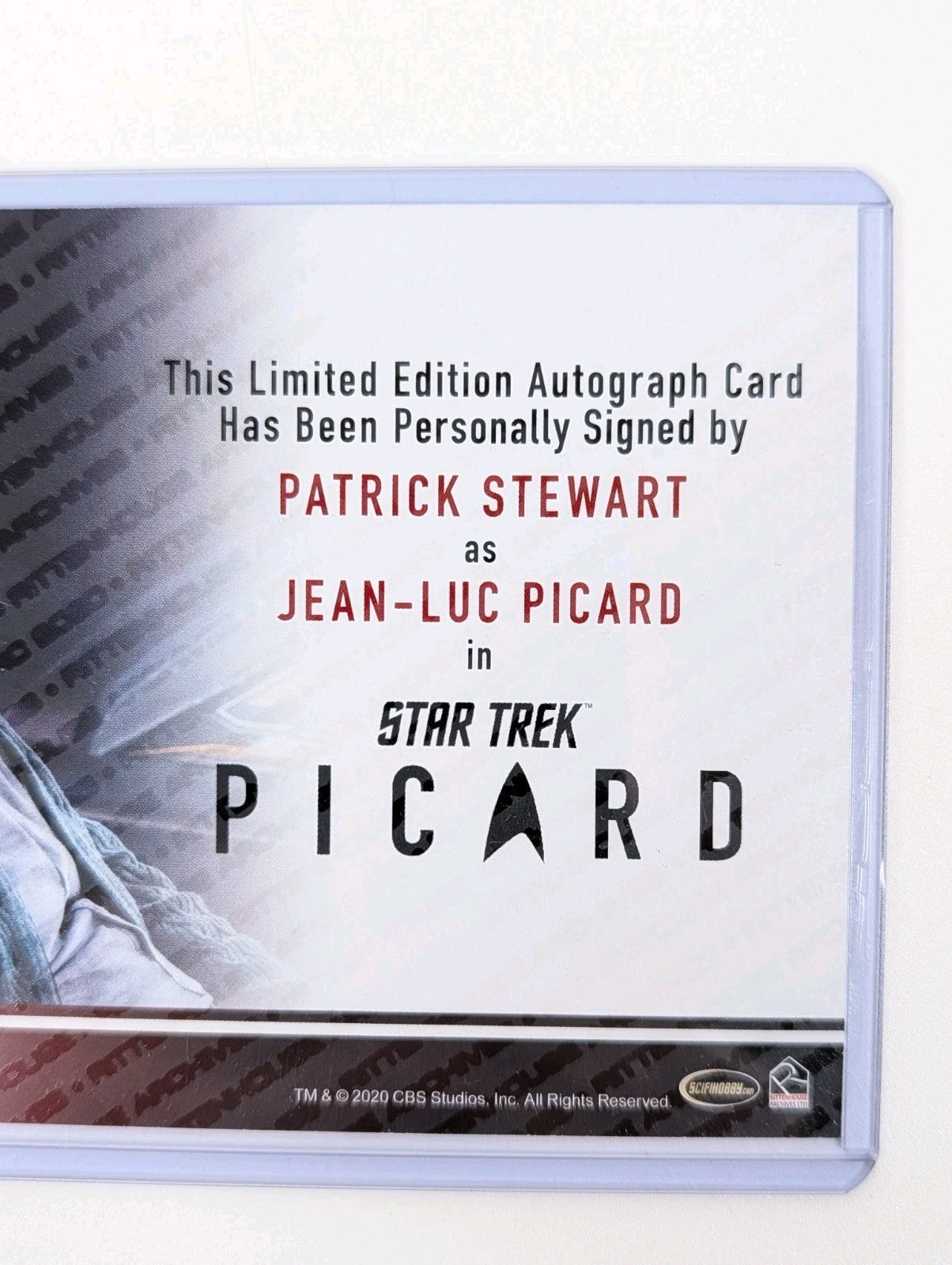 Rittenhouse Star Trek Picard Season 1 Patrick Stewart Autograph Card #A1