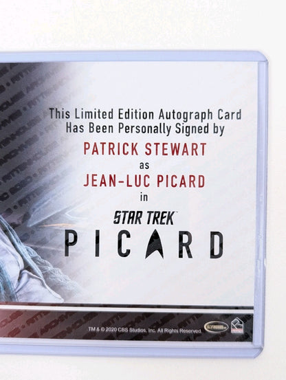 Rittenhouse Star Trek Picard Season 1 Patrick Stewart Autograph Card #A1