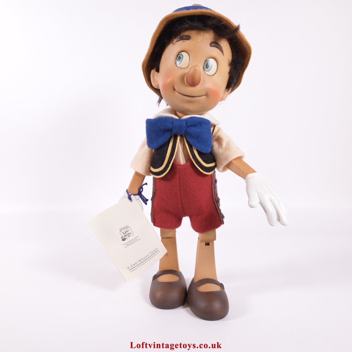 R. John Wright Pinocchio, Larger 16" Ltd Ed Version of 500