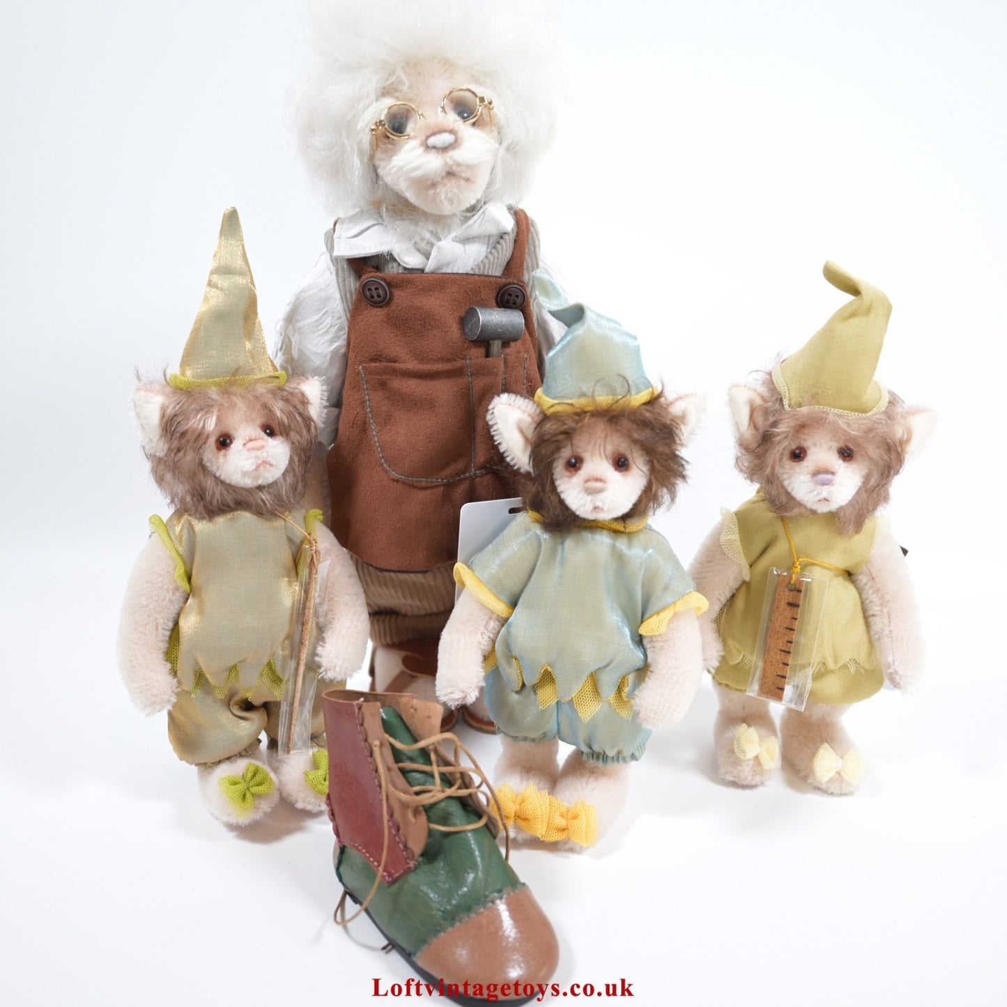 Charlie Bears Isabelle Collection Elves and the Shoemaker, Ltd Ed of 175
