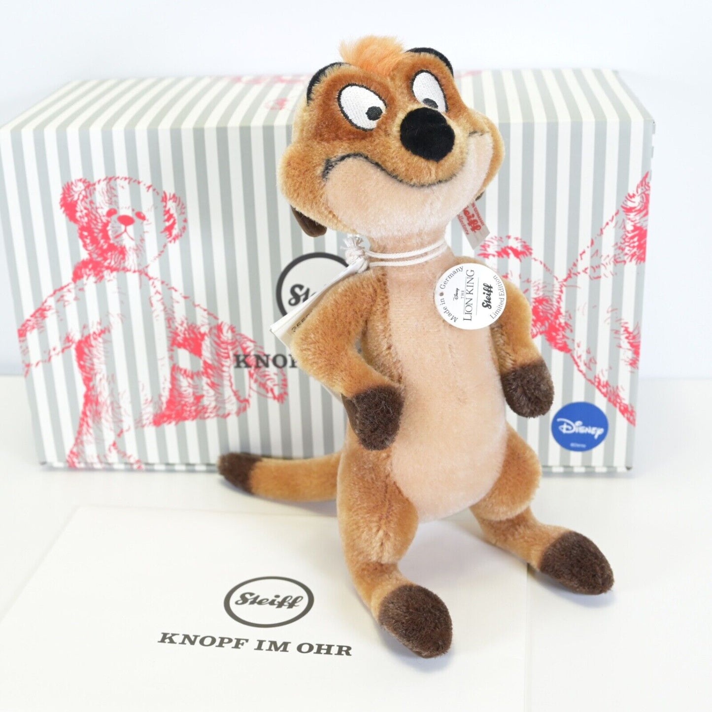 Steiff Disney Lion King Timon Ltd Ed - 355509