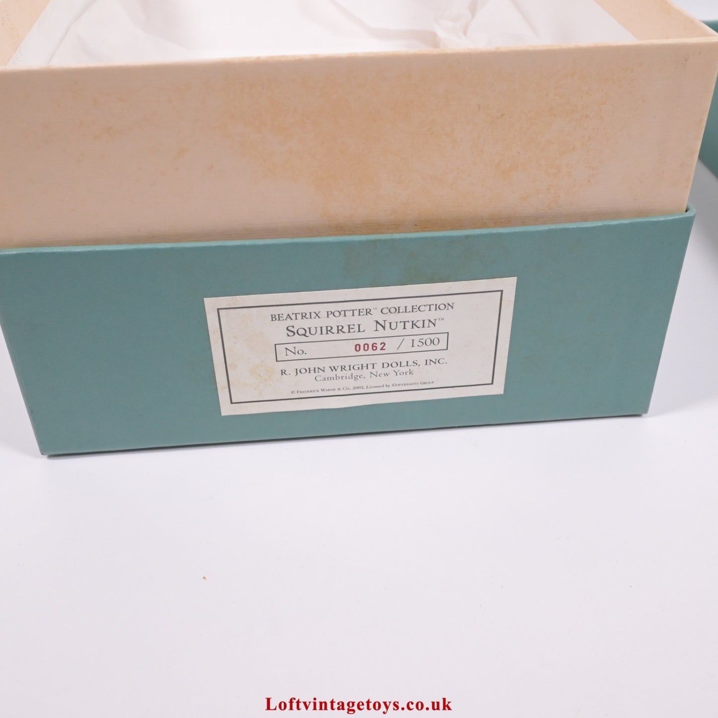 R John Wright  Beatrix Potter Squirrel Nutkin, Ltd Edition Of 1500