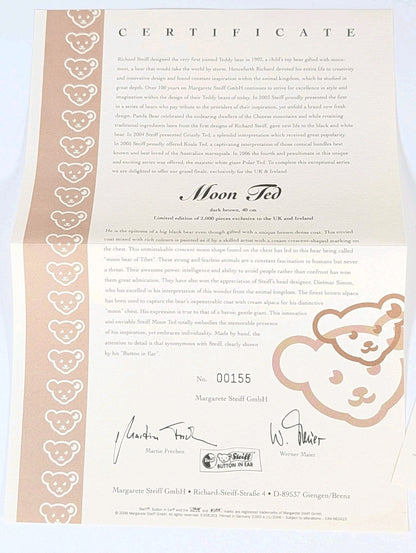 Steiff Moon Ted, Ltd Edition of 2000 - 662423