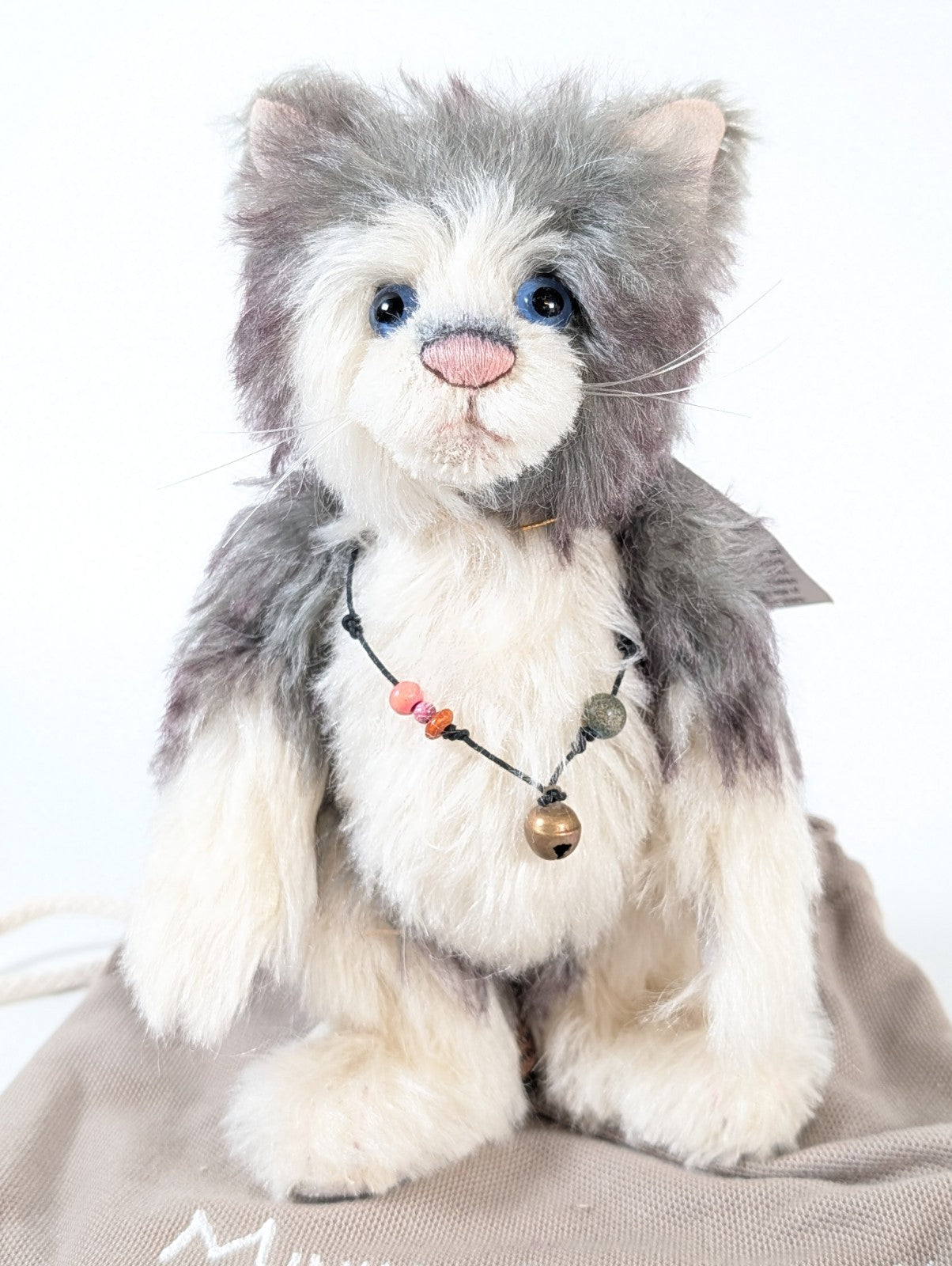 Charlie Bears Biggles Cat Minimo Collection with Tags & Bag