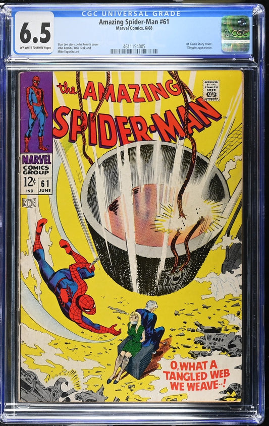 Amazing Spider-Man #61 CGC 6.5 - Marvel Comics 1968