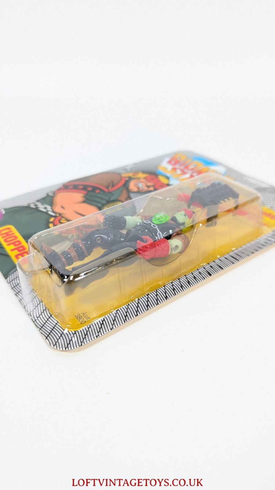 Vintage LJN Bionic Six Chopper 1986 Action Figure 3.75" MOC CARDED, 1980S - HTF