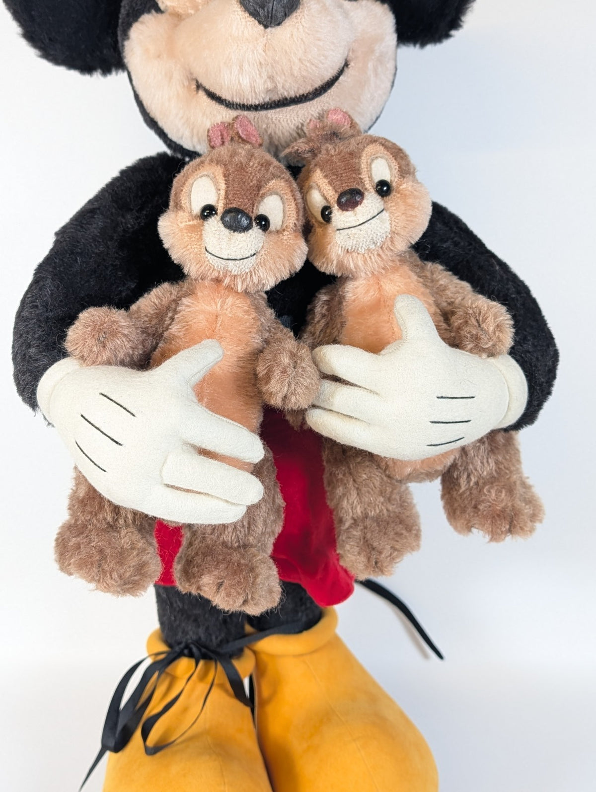 Rosalie Frischmann Mickey Mouse And Two Chipmunks-  25inches OOAK