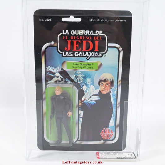 Lili Ledy Vintage Star Wars ROTJ Luke Skywalker Jedi Knight AFA 80