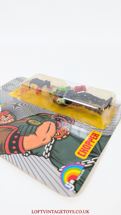 Vintage LJN Bionic Six Chopper 1986 Action Figure 3.75" MOC CARDED, 1980S - HTF