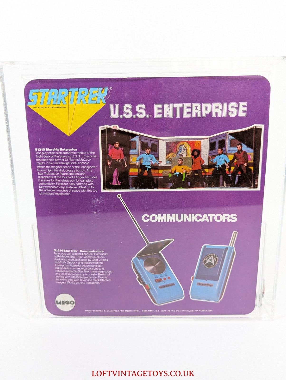 Vintage Mego Star Trek Captain Kirk Action Figure 1974 -  UKG 85%