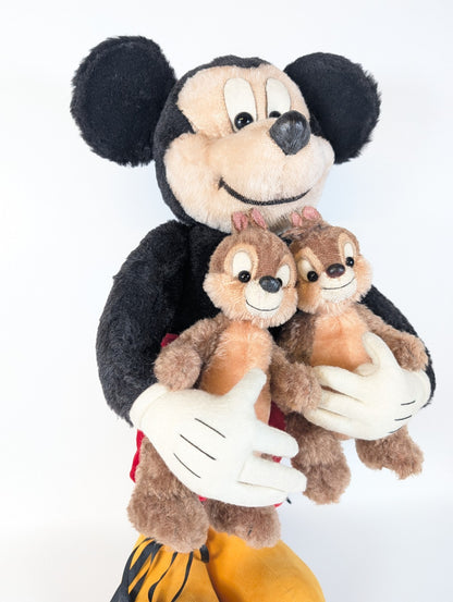 Rosalie Frischmann Mickey Mouse And Two Chipmunks-  25inches OOAK