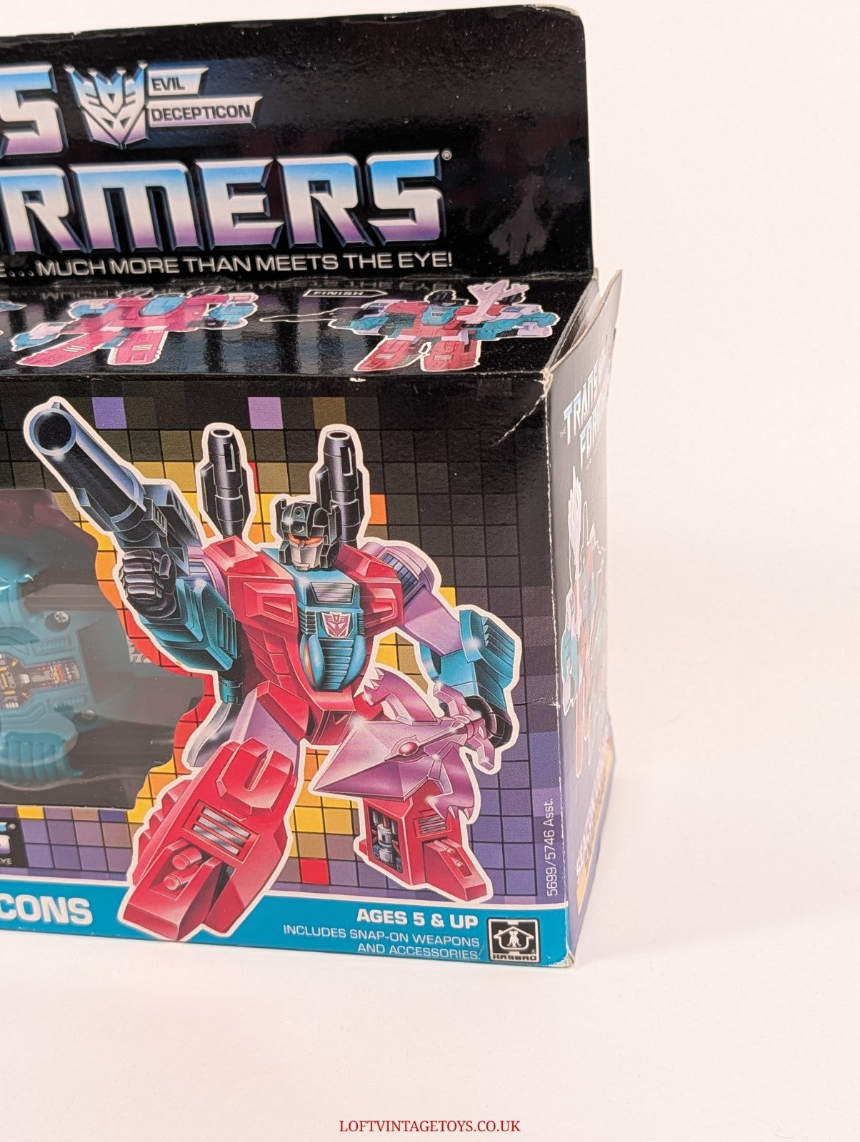 Hasbro vintage G1 Transformers Seacon Decepticon Leader Snaptrap