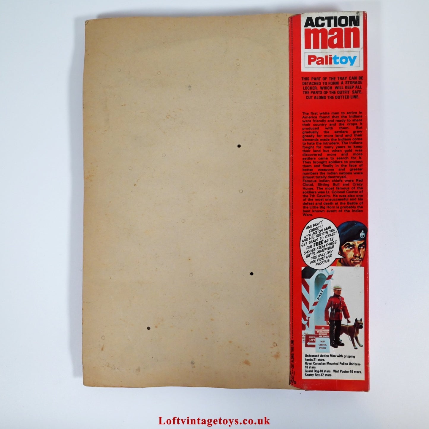 Vintage Action Man Indian Brave circa 1977 Outfit Palitoy - Sealed