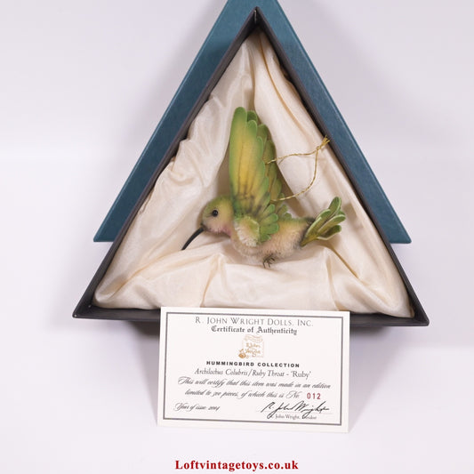 R. John Wright Hummingbird Collection Ruby Throat, Ltd Ed Of 500