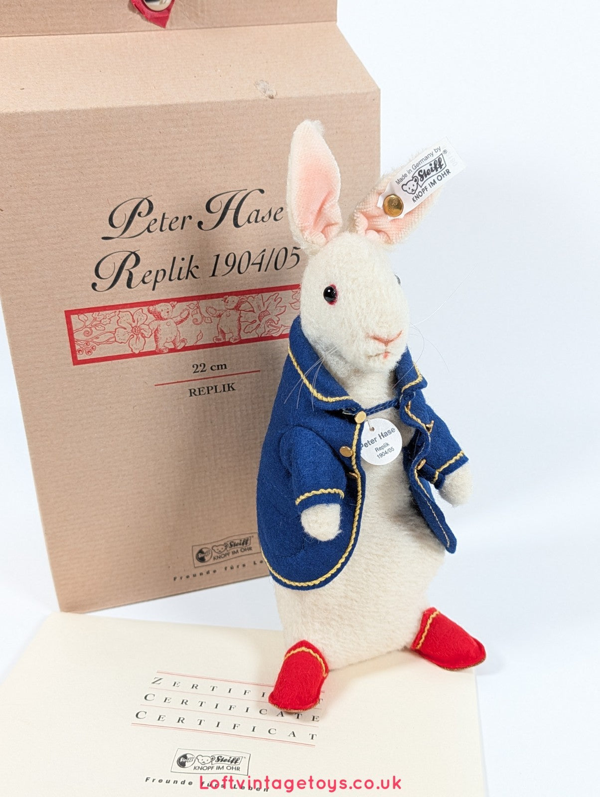 Steiff  Peter Hase Replica 1904/05 - 402180