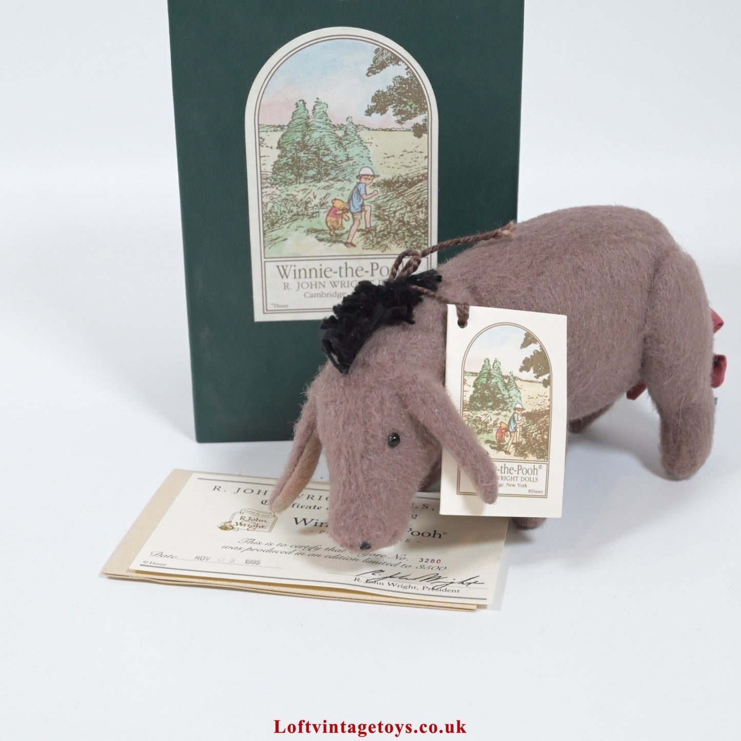 R John Wright Party Eeyore, Signed,  Ltd Ed of 100 - RARE