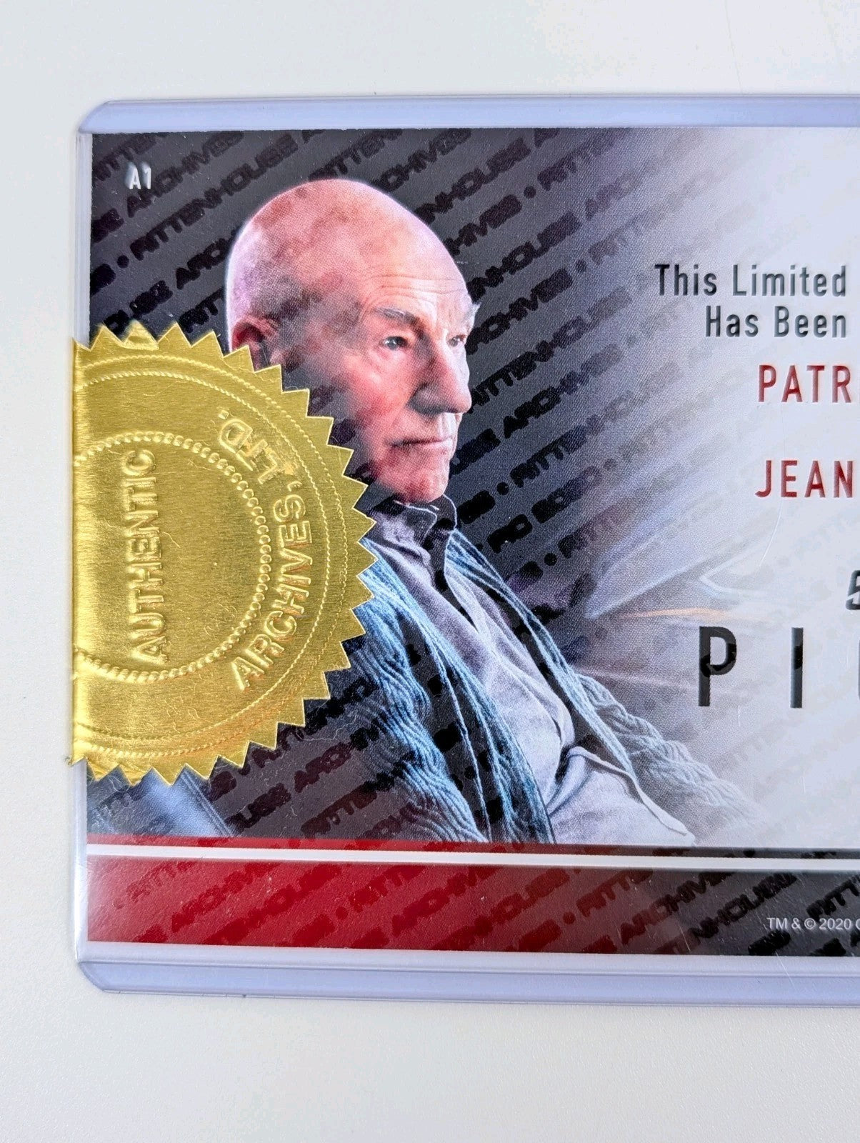 Rittenhouse Star Trek Picard Season 1 Patrick Stewart Autograph Card #A1