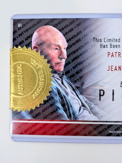 Rittenhouse Star Trek Picard Season 1 Patrick Stewart Autograph Card #A1