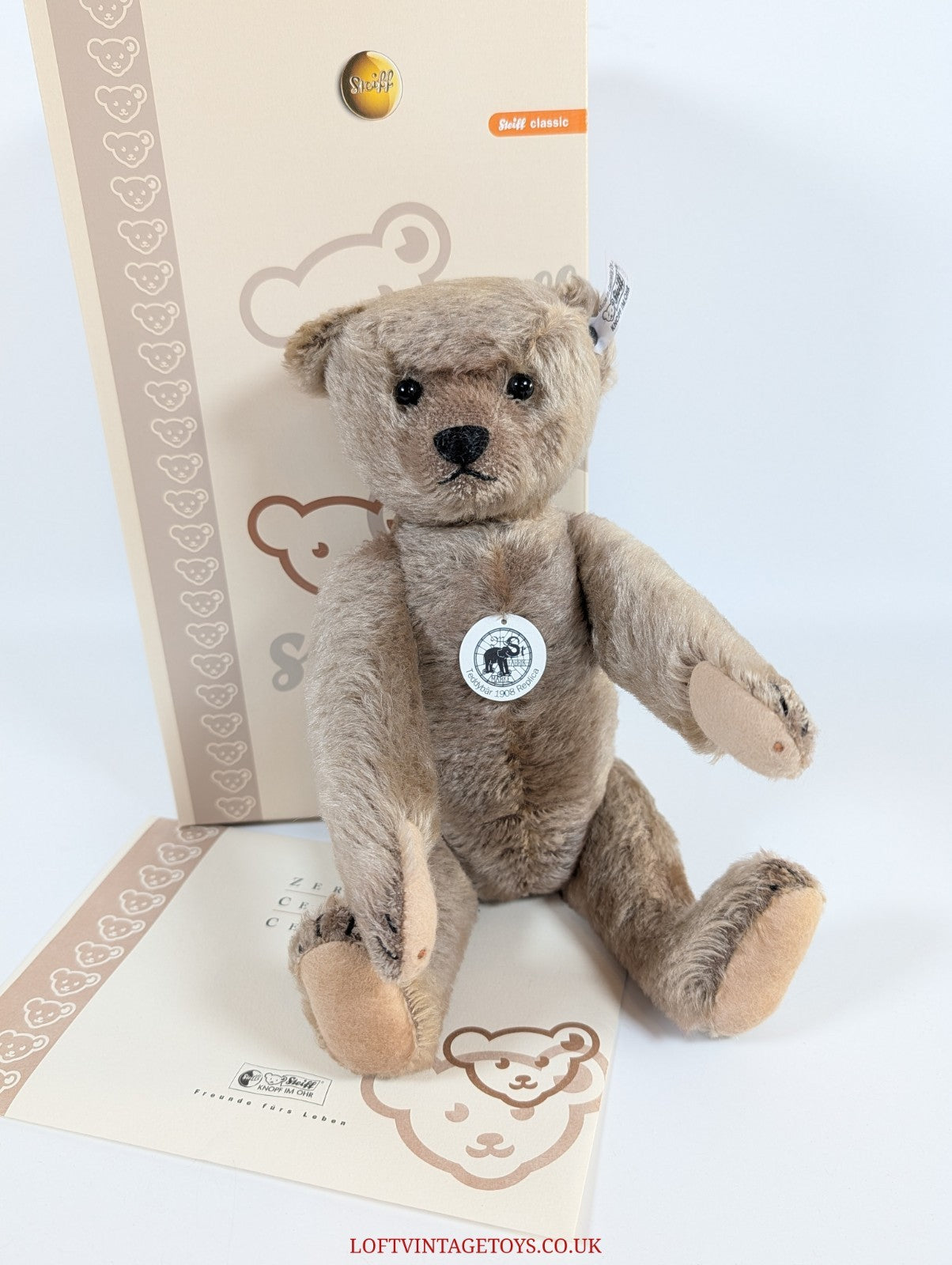 Steiff 1908 Replica Bear With Growler - 408007