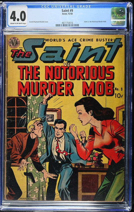 Saint #9 CGC 4.0 - Avon 1950