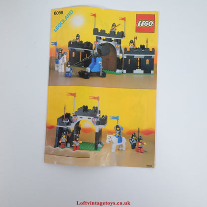 6059 LEGO Black Knights Knight's Stronghold - Near Complete