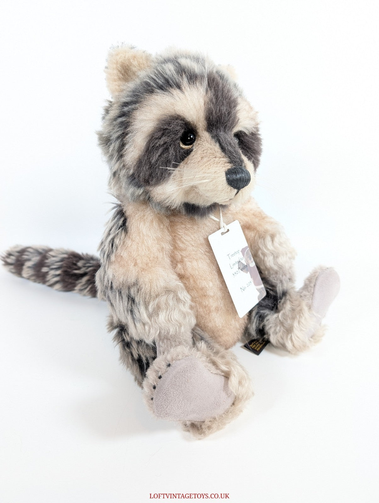 Charlie Bears Treetop Racoon,  Isabelle Collection - SJ 5380