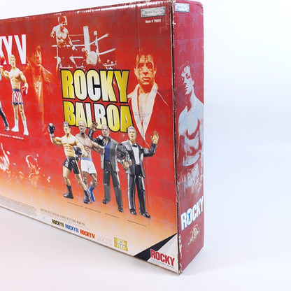 JAKKS ROCKY 30TH ANNIVERSARY SET - Celebrating 30 Years Of Rocky Balboa - SEALED