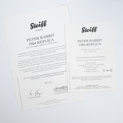 Steiff Peter Rabbit 1904 Replica, Ltd Ed of 1500 - 402142