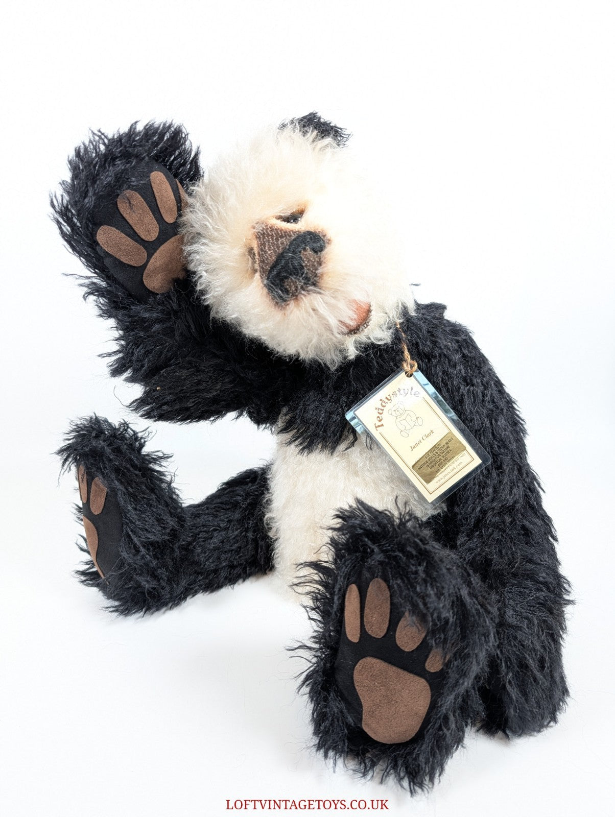 Teddystyle Bear "Chi Panda"  By Janet Clarke - One of a Kind 1/1