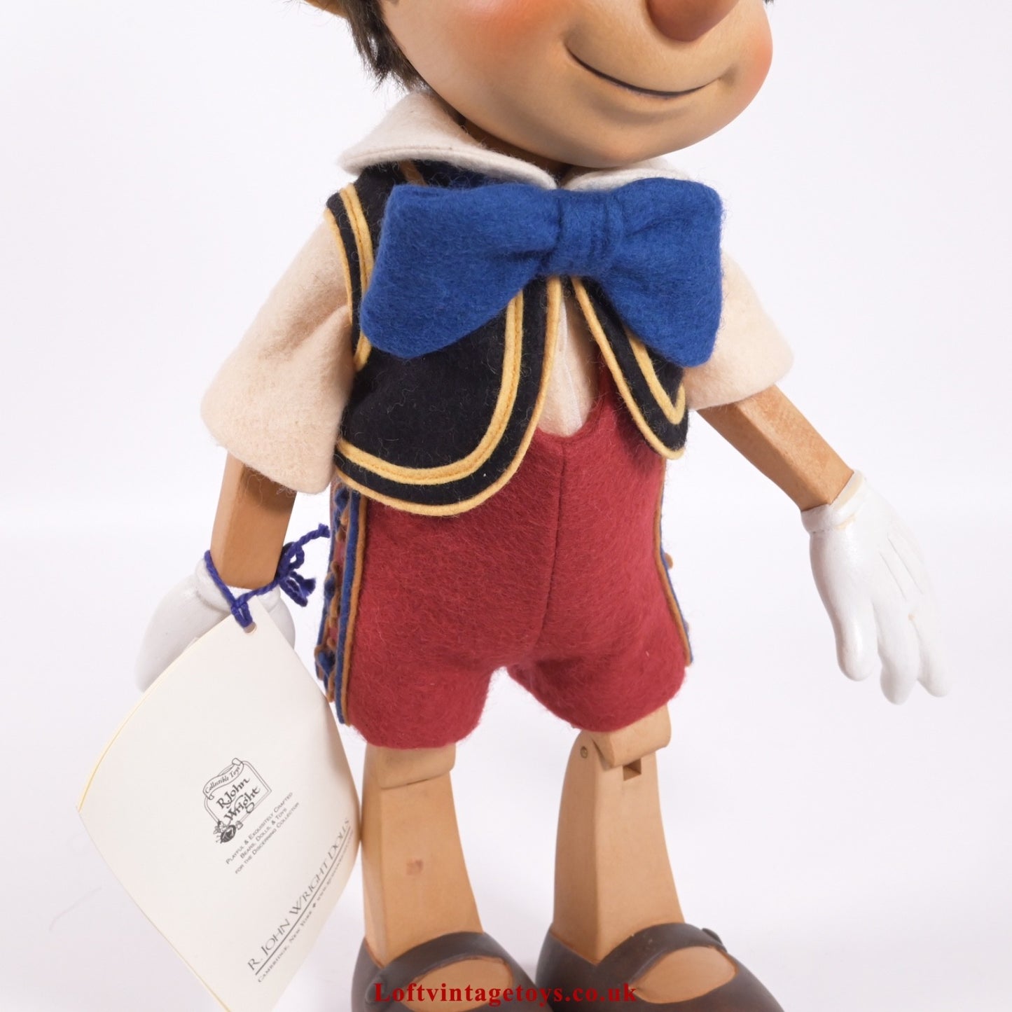 R. John Wright Pinocchio, Larger 16" Ltd Ed Version of 500