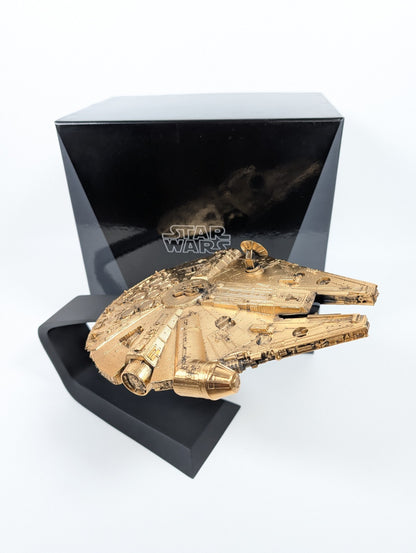 Royal Selangor Star Wars Millennium Falcon 24k Gold Plated - Ltd Ed of 200 RARE