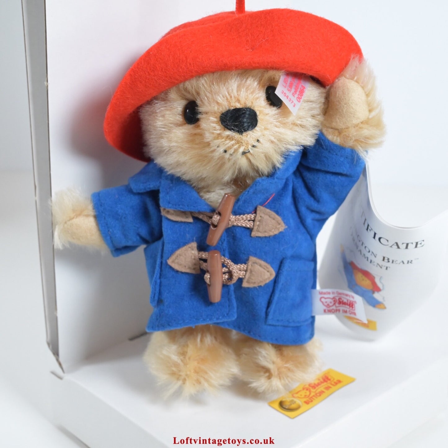 Steiff Paddington Ornament 354373 Ltd Edition of 5000
