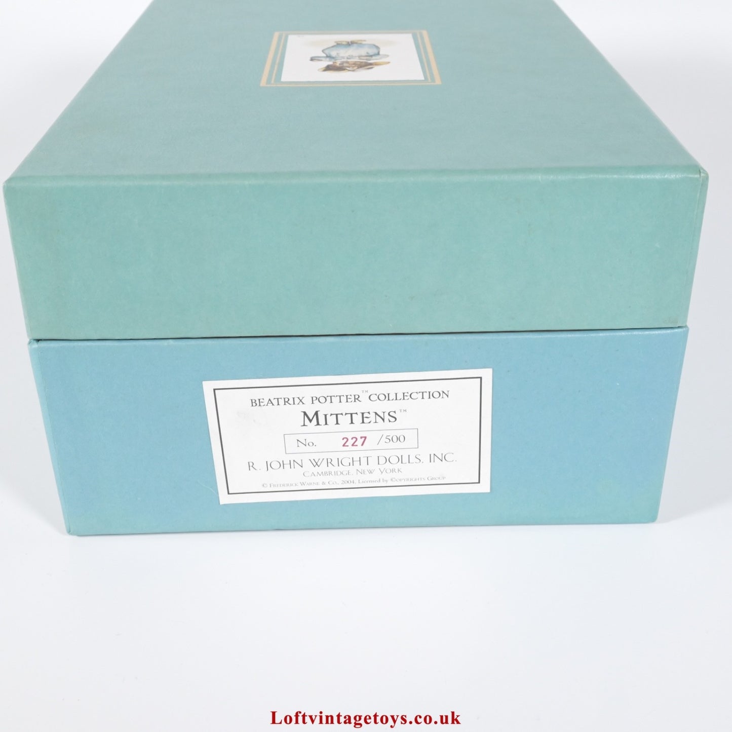 R John Wright Limited Edition Beatrix Potter Mittens Kitten 409/500