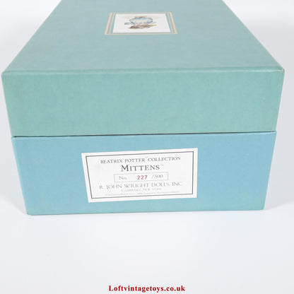 R John Wright Limited Edition Beatrix Potter Mittens Kitten 409/500