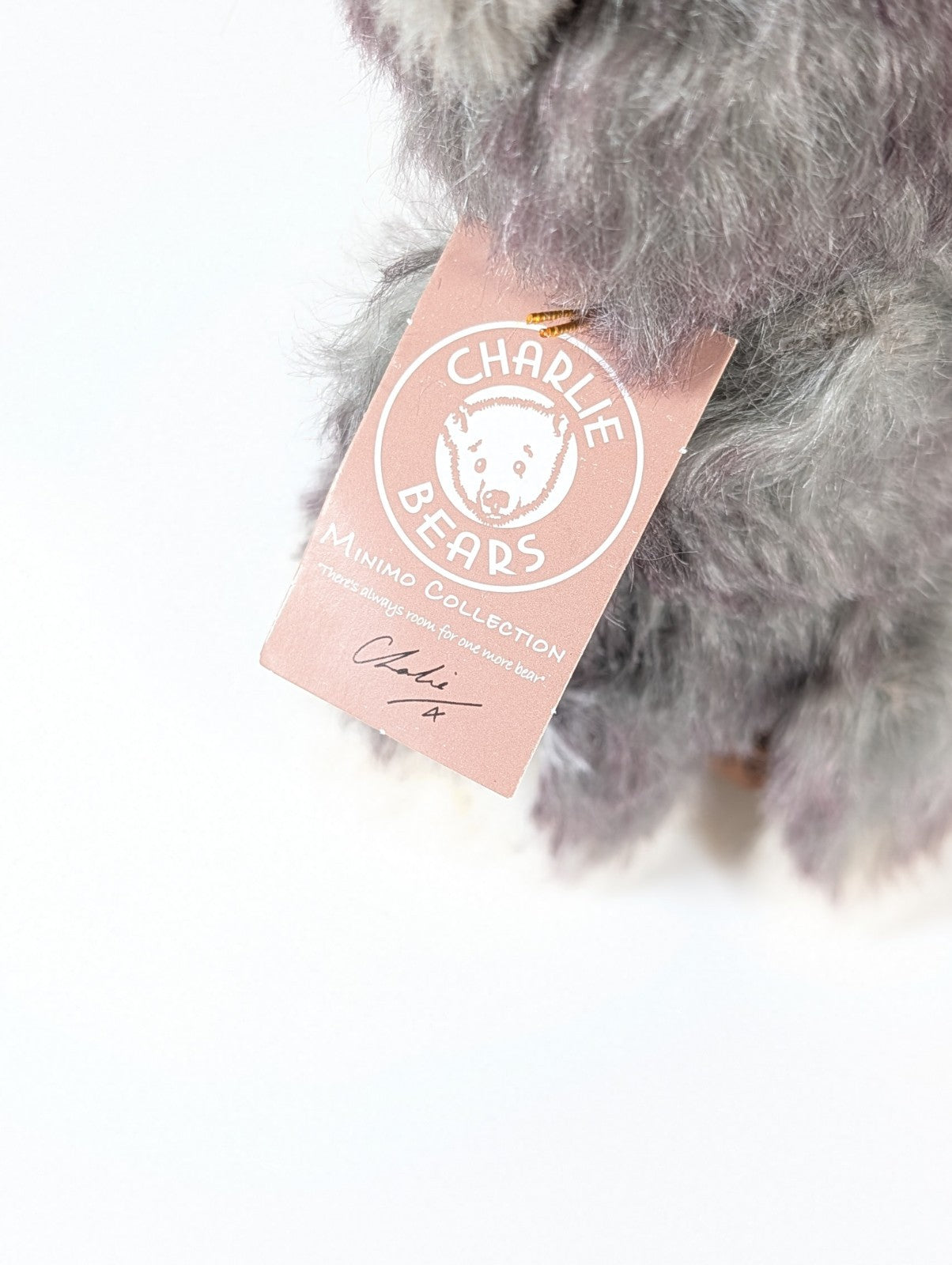 Charlie Bears Biggles Cat Minimo Collection with Tags & Bag