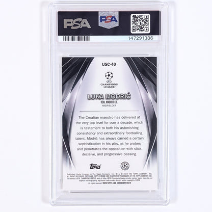 2023-24 Topps Uefa CC Ultimate Stage Gold Chrome #USC40 Luka Modric