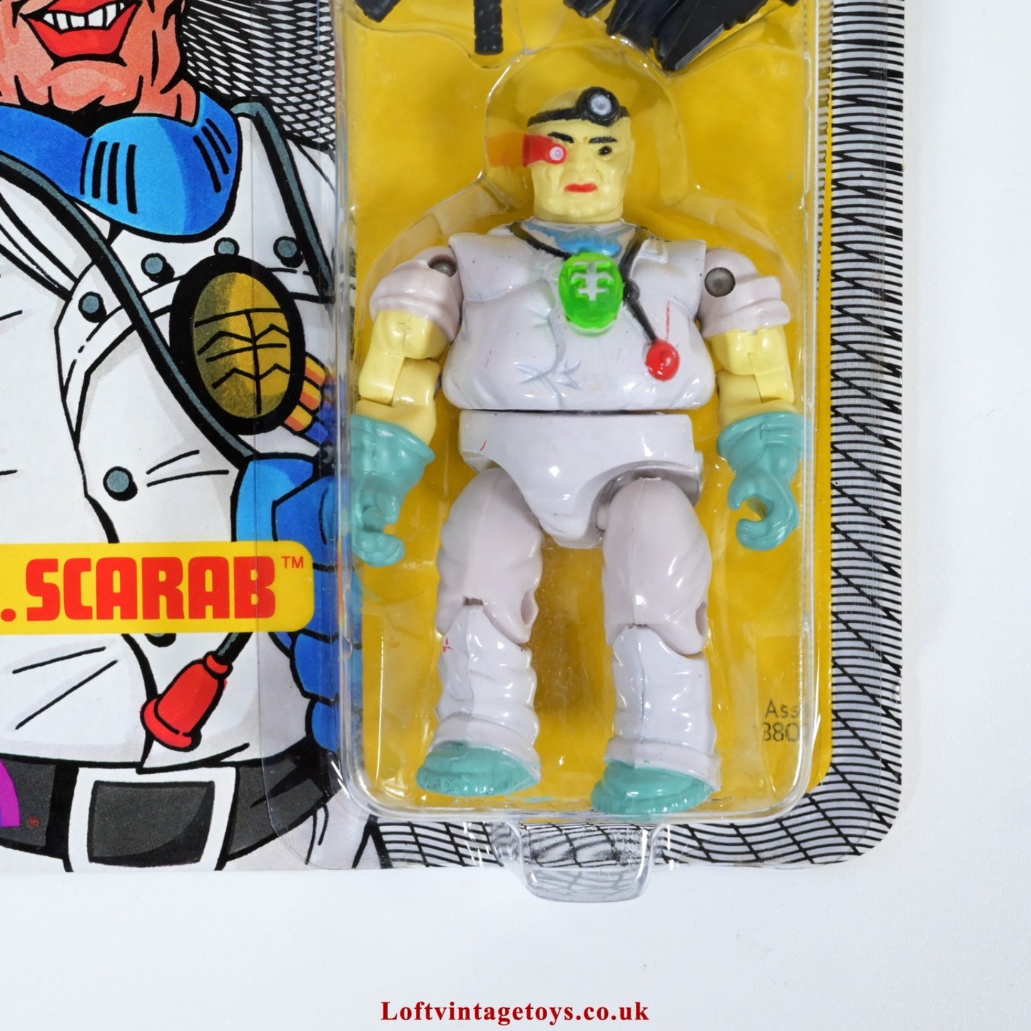 Vintage Bionic Six  Dr. Scarab Action Figure 1986 - New & Sealed