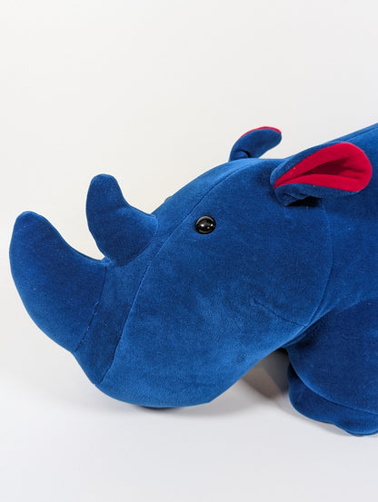 Manhattan Toy Company Rhinoceros  20in Plush Stuffed Toy, from 1986 - Rare
