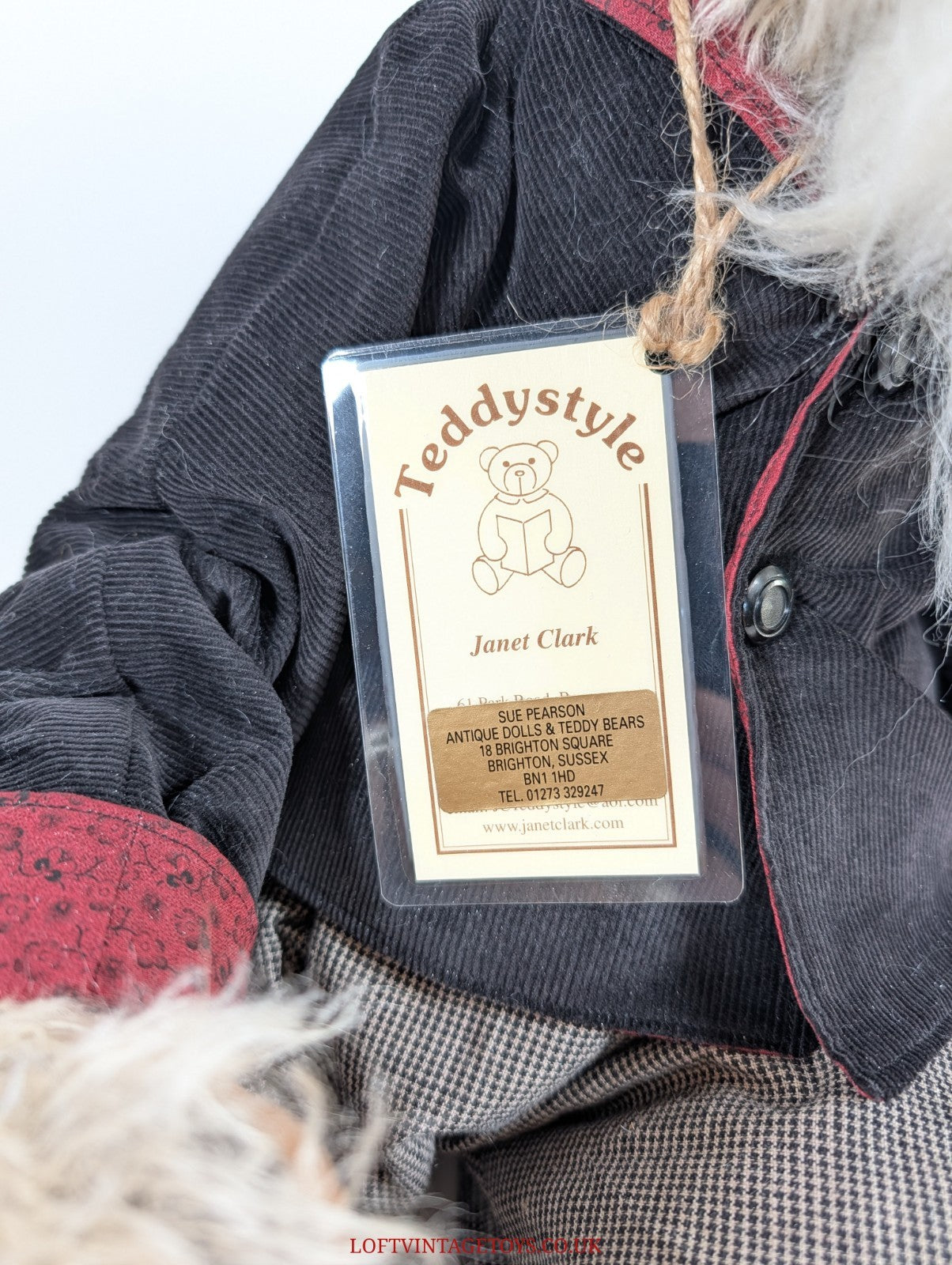 Teddystyle Bear "Arthur"  By Janet Clarke - One of a Kind 1/1