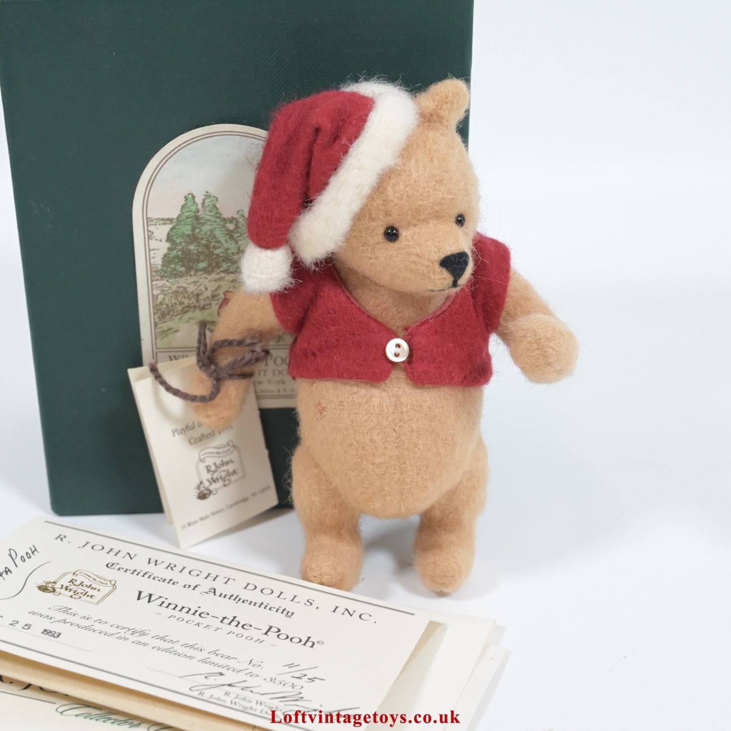 R John Wright Santa Pooh, Ltd Ed Of 25 Only - Very Rare