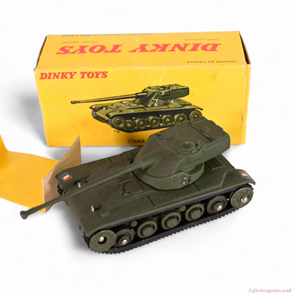 Dinky 817 Char A.M.X. Tank With Inner Piece And Box