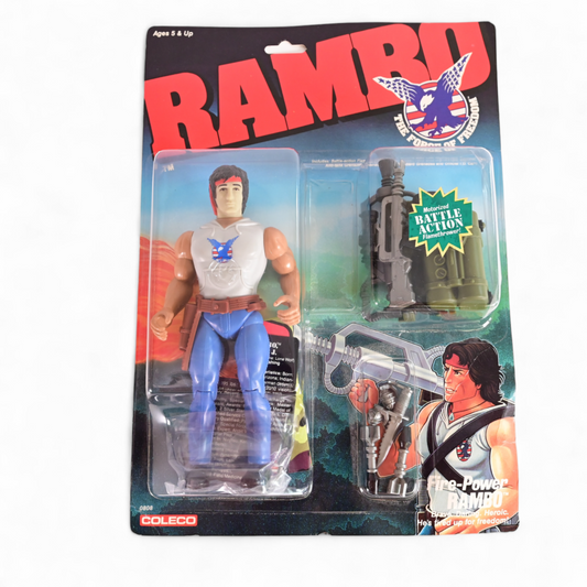 Coleco Rambo & The Force of Freedom - Fire-Power Rambo New & Sealed